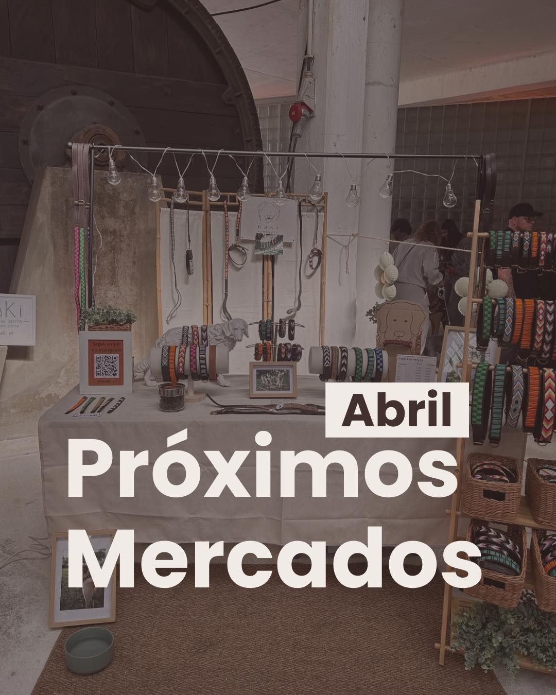 Em abril voltamos aos mercados!
Temos mais uma edição no 8marvila, sempre incrível e com marcas fora da caixa, e uma estreia num mercado em Espanha!!AMAZONAS MARKET - amazonas.events
📅 12 de abril (domingo)
⏰ 12h - 20h
📍8 Marvila
🐾 Pet friendlyPATA PATA - patapata_org
📅 18 e 19 de abril (sábado e domingo)
⏰ 10h - 20h
📍EXPOCoruña
🐾 Pet friendlyFicamos à vossa espera!! ☺️